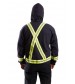 Hi Vis F.R. hooded fleece vest